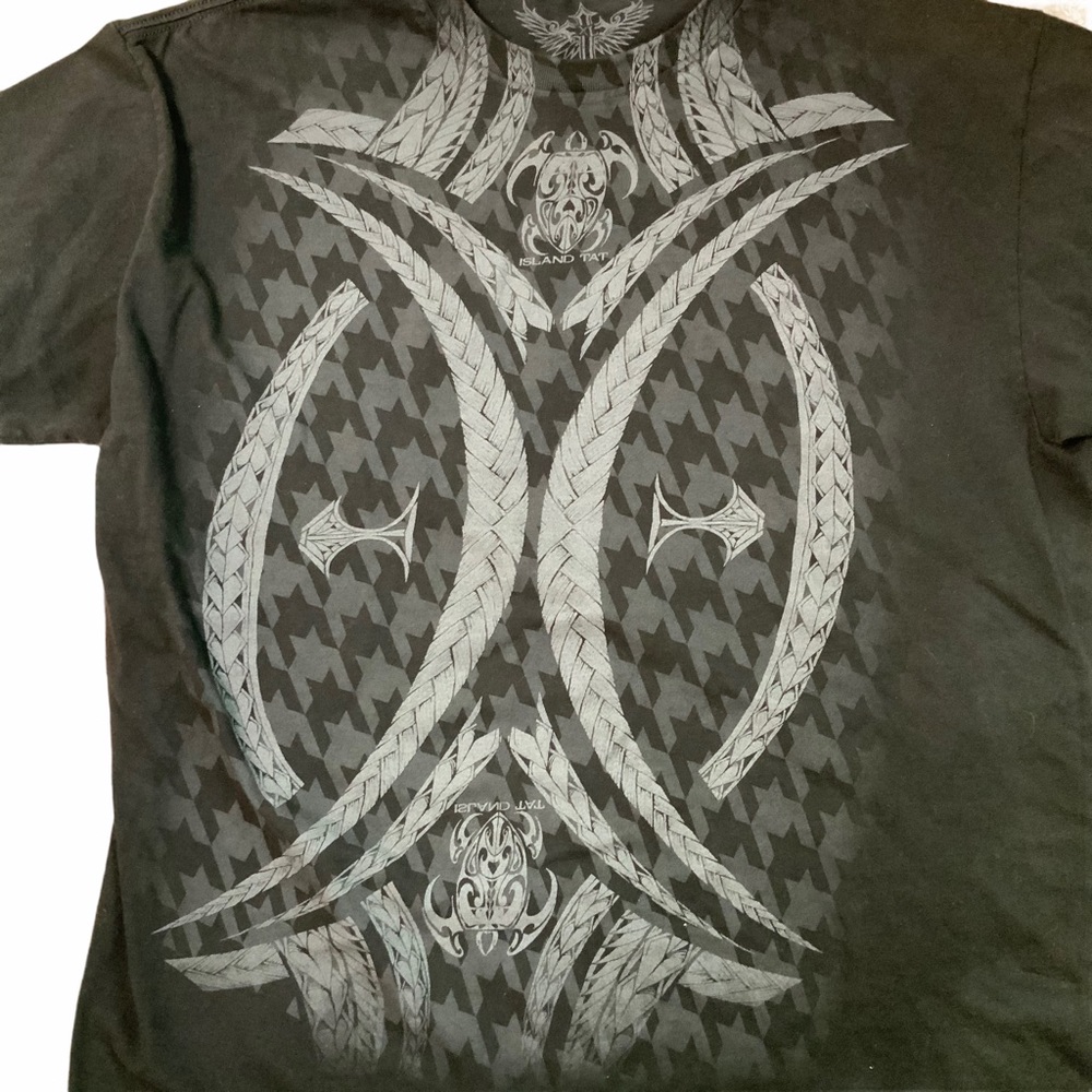 Island Tat Tee Shirt Graphic Design Front